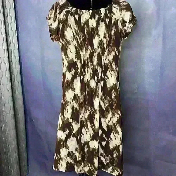 Michael Kors Ruffle Sleeve On or Off Shoulder Dress - Picture 5 of 10